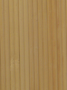 Microribbed bamboo wallpaper glued on textile