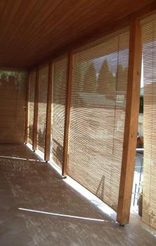 Large bamboo blinds, outdoor blinds, veranda shades